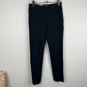 Armani Jeans Womens Ankle Pant Plus Size 3XL Black Ponte Knit Pull On Stirrup‎